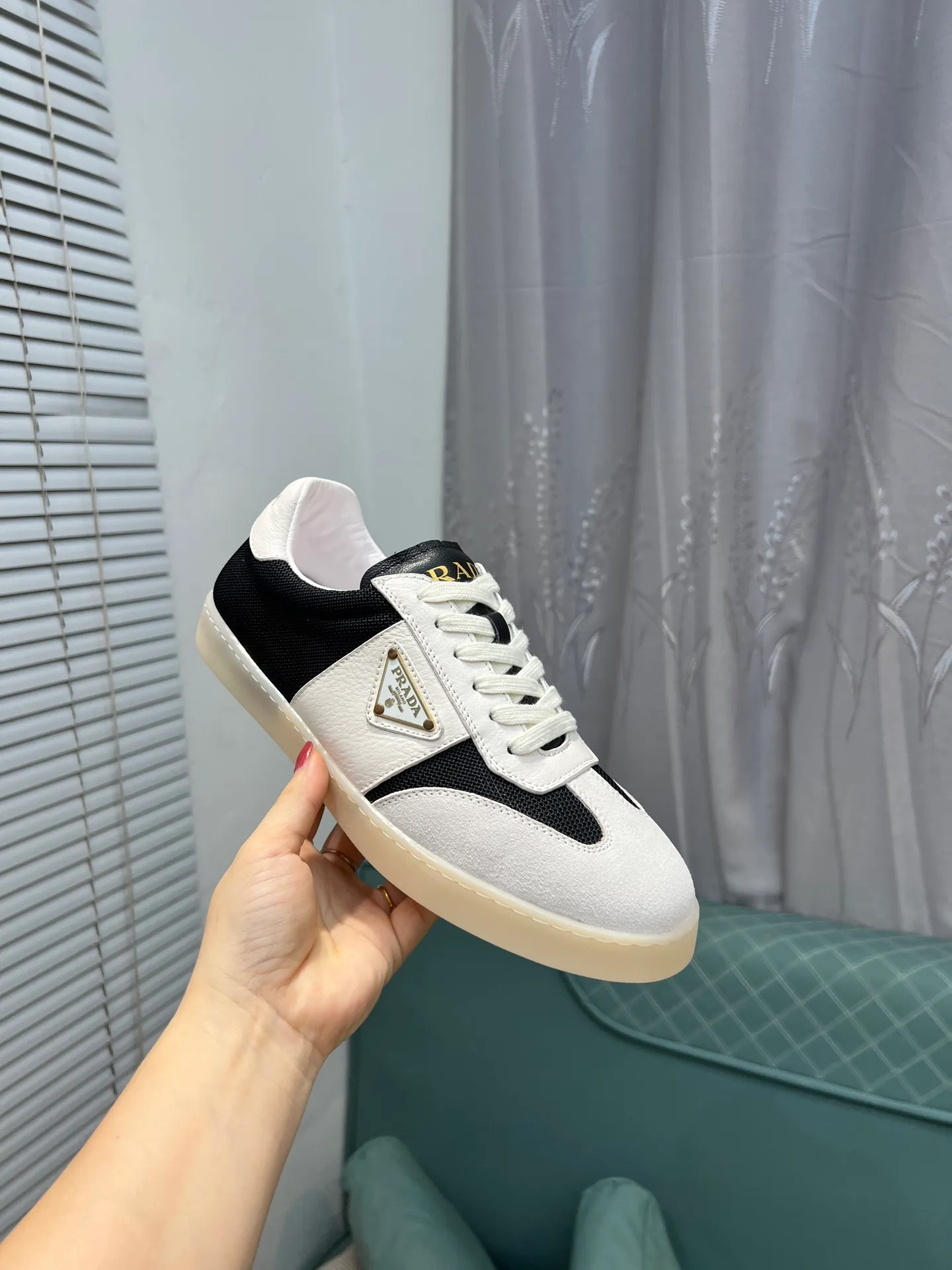 Men's shoes 💰540 [PRADA] Men's shoes are popular in the counter, official website synchronization, 1 high-quality shipment ✔️ Original frosted cowhide + cowhide lining, 1🆚1 replica, original sole, 38-45 (45 customized, non-refundable)